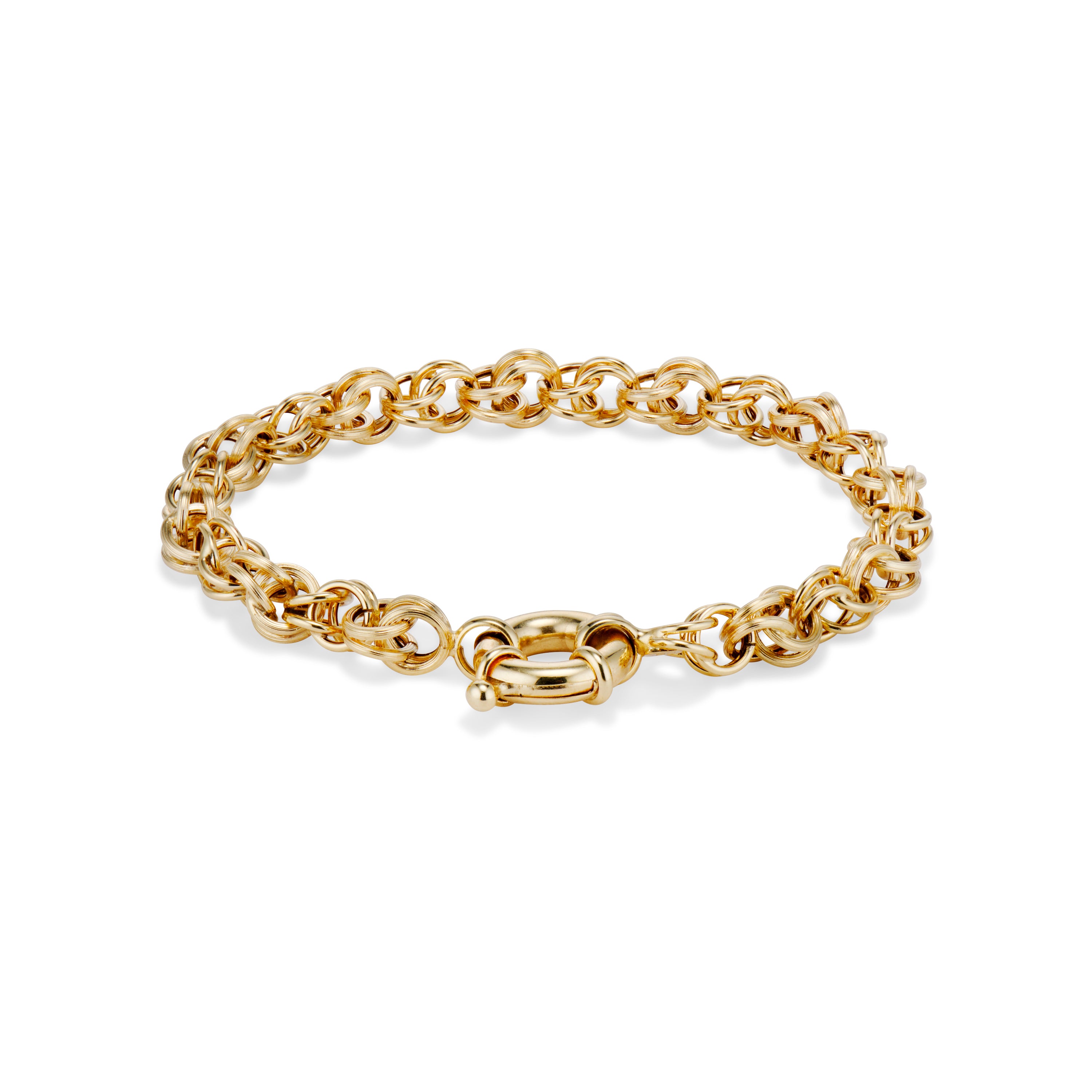 Large Bolt Clasp Chain Bracelet – Ashley Zhang Jewelry