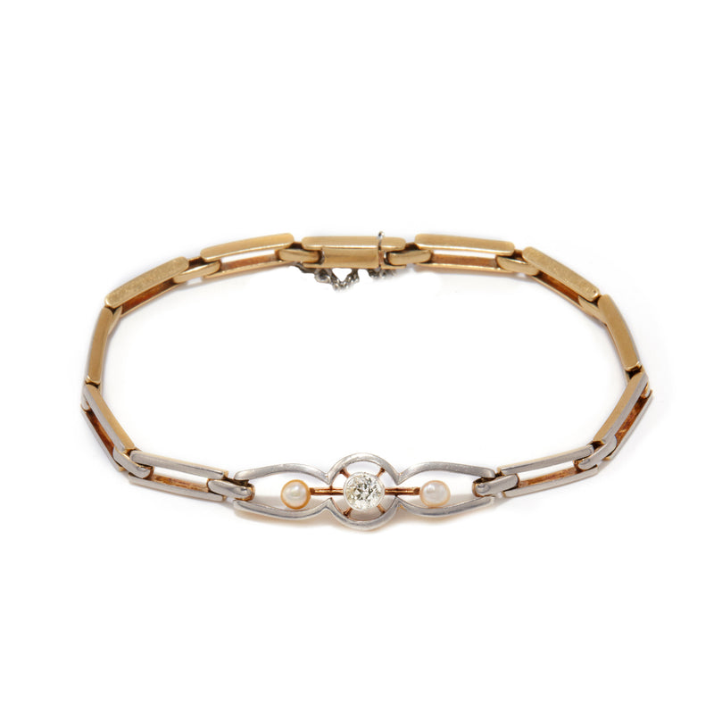 Old Mine and Pearl Bracelet
