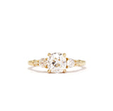 1.33 Carat Old Mine Cut Diamond Roma Engagement Ring