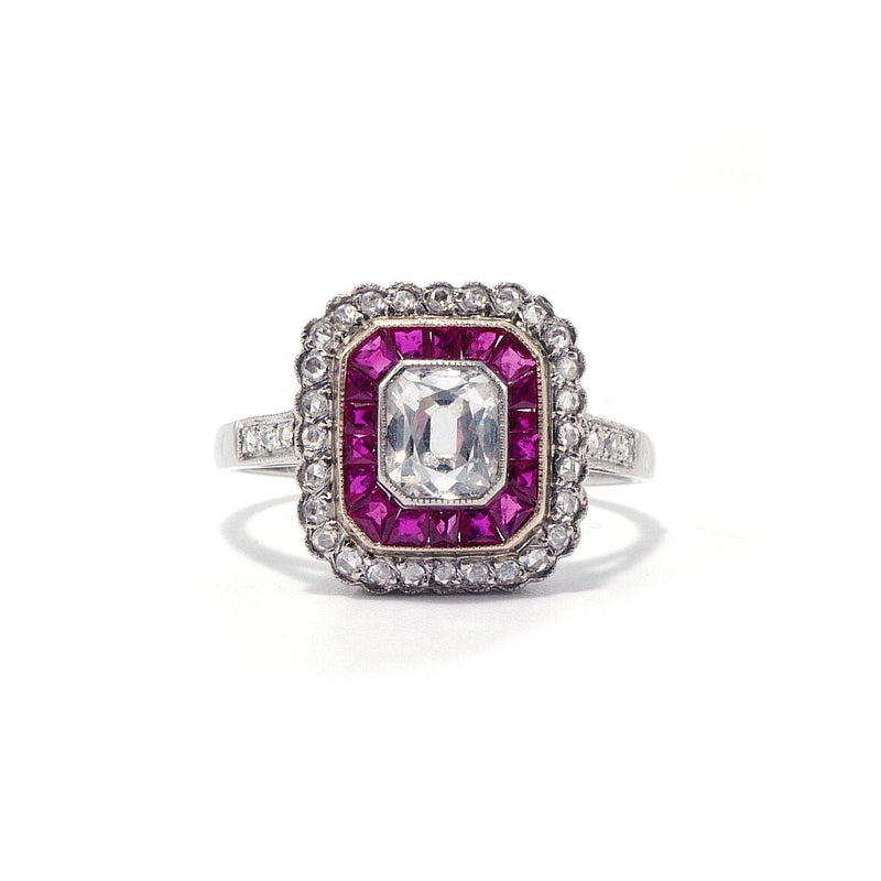 Rowen Ruby and Diamond Deco Ring