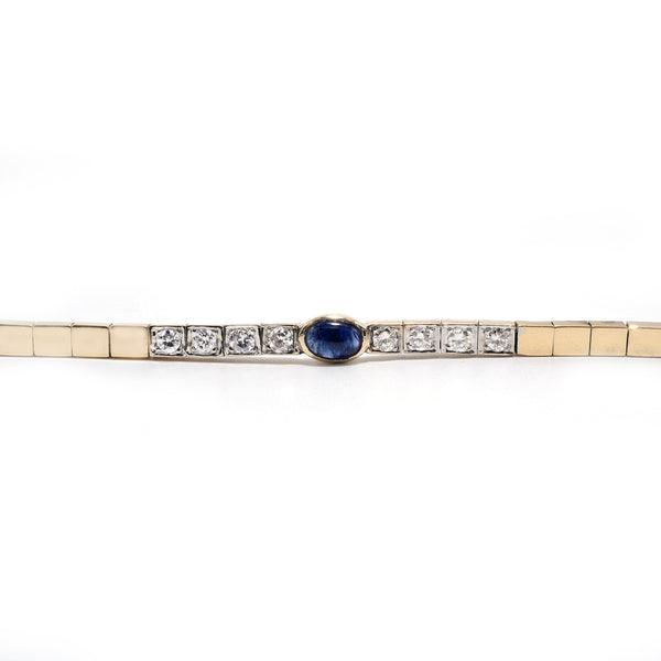 SAPPHIRE CABOCHON  BRACELET