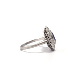 Dauphin Sapphire Engagement Ring