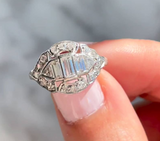 Poiret Art Deco Baguette Ring