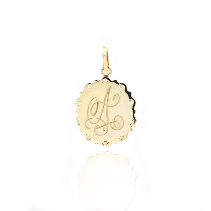 Wes Pendant with Diamonds