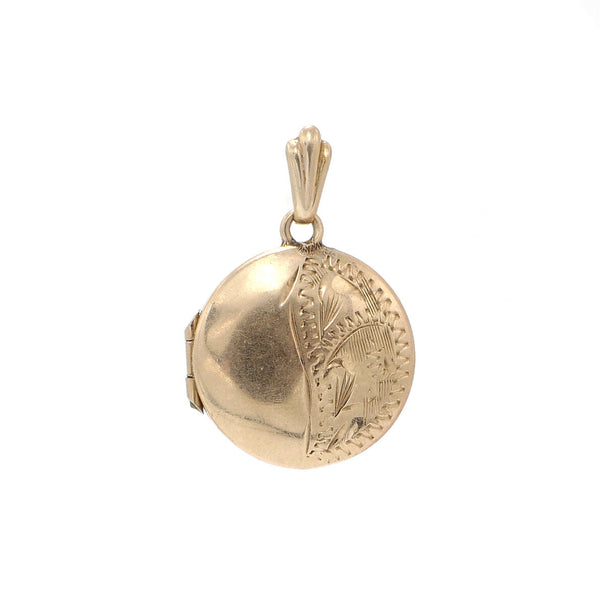 Antique Round English Locket