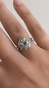 1.40 Carat Old European Cut Bronwyn Diamond Engagement Ring