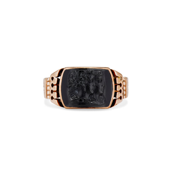 Onyx Cameo Ring