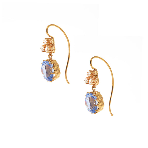 Ceylon Sapphire Earrings