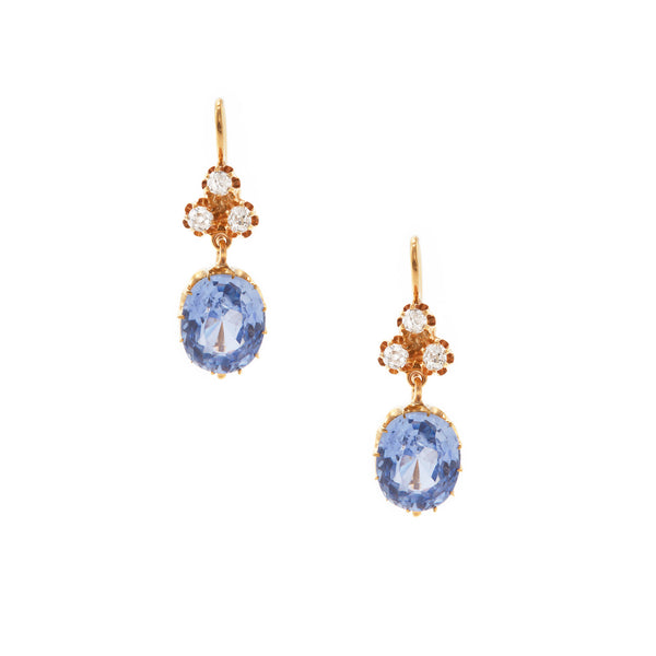 Ceylon Sapphire Earrings