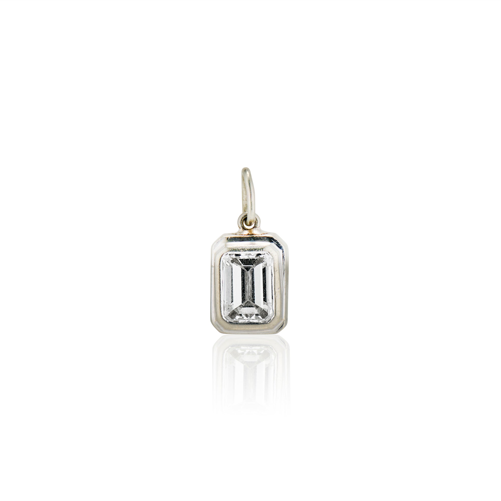 Emerald Cut Diamond Pendant – Ashley Zhang Jewelry