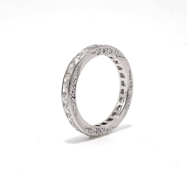 French Cut Diamond Eternity Band