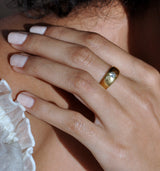 Gypsy Set Old European Cut Diamond Ring