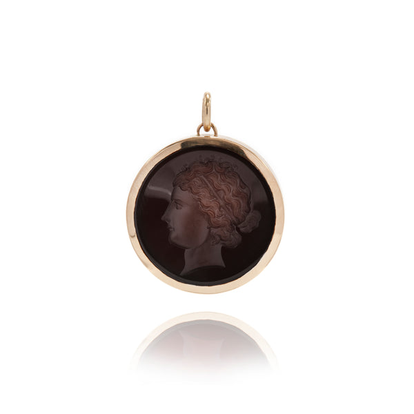 Greek Goddess Aphrodite Intaglio Pendant