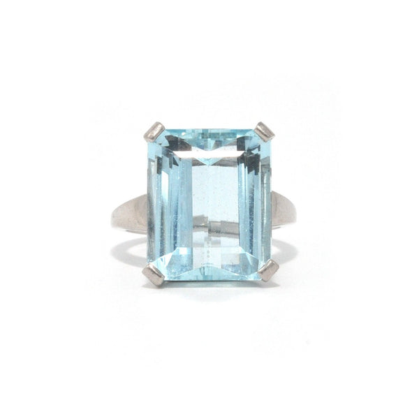 Large Aquamarine Ring