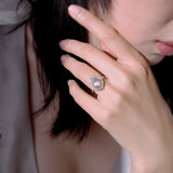 1.08 Carat Rose Cut Lennon Engagement Ring