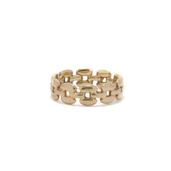 Gold Link Eternity Band