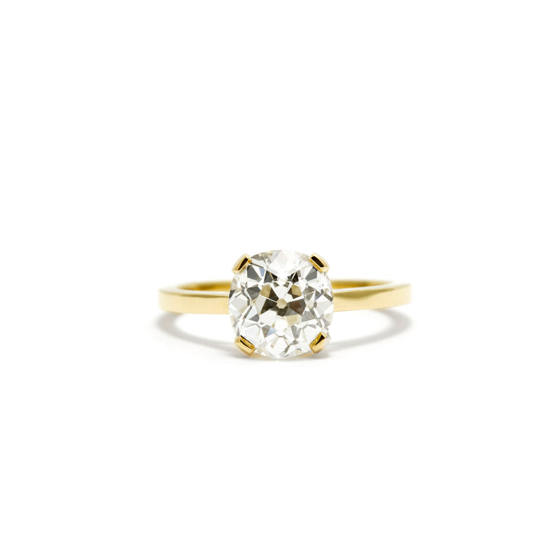 2.17 Old Mine Cut Margot Engagement Ring