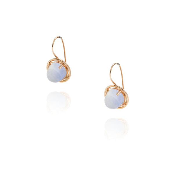 Moonstone Cabochon Earrings