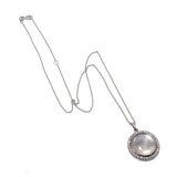 Moonstone Diamond Necklace