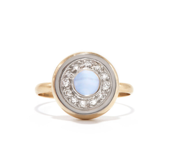 Moonstone Target Ring