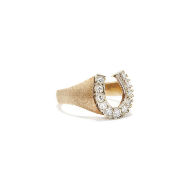 Diamond Horseshoe Ring