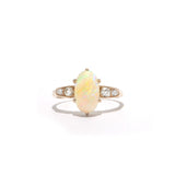 Antique Opal Navette Ring