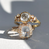 Foil Backed Rose Cut Diamond Ring