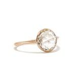 Rose Cut Diamond Bezel Ring