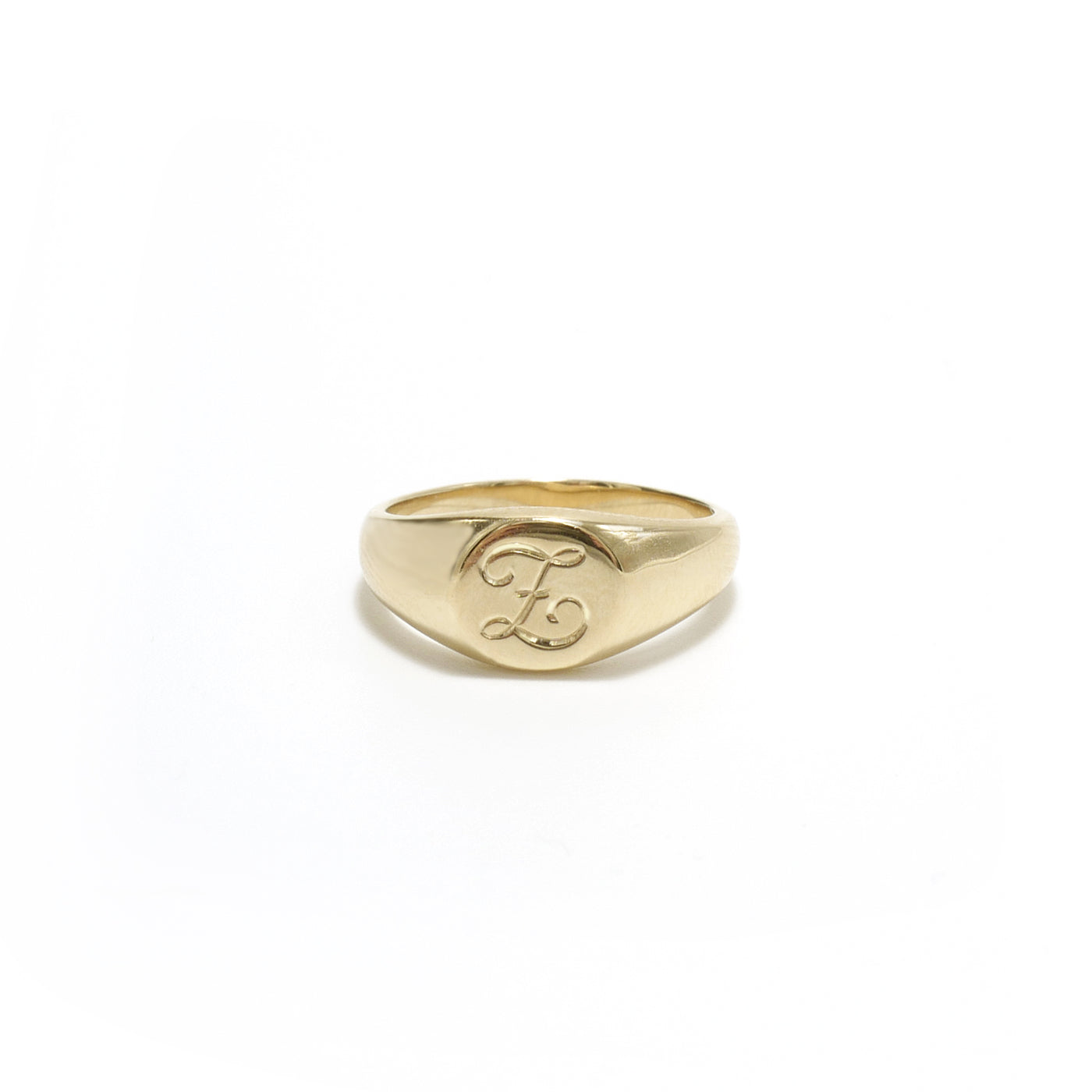Classic Round Signet Ring – Ashley Zhang Jewelry