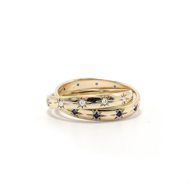 Starry Night Rolling Ring