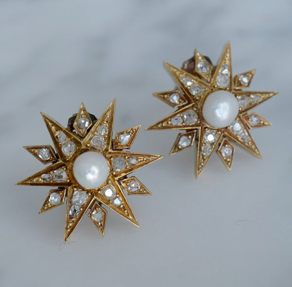 Victorian Star Clips