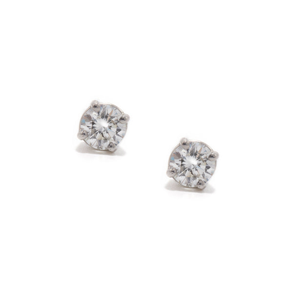 Vintage Diamond Stud Earrings