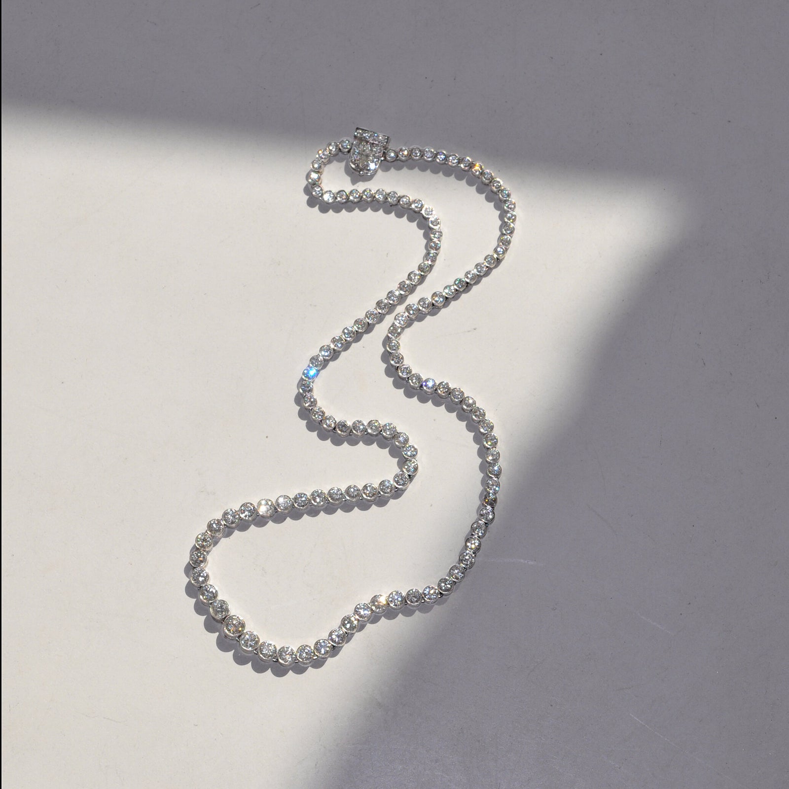 LARD ジョン・モンタナ ネックレス 重量級 Vintage Diamond Tennis Necklace – Ashley Zhang Jewelry