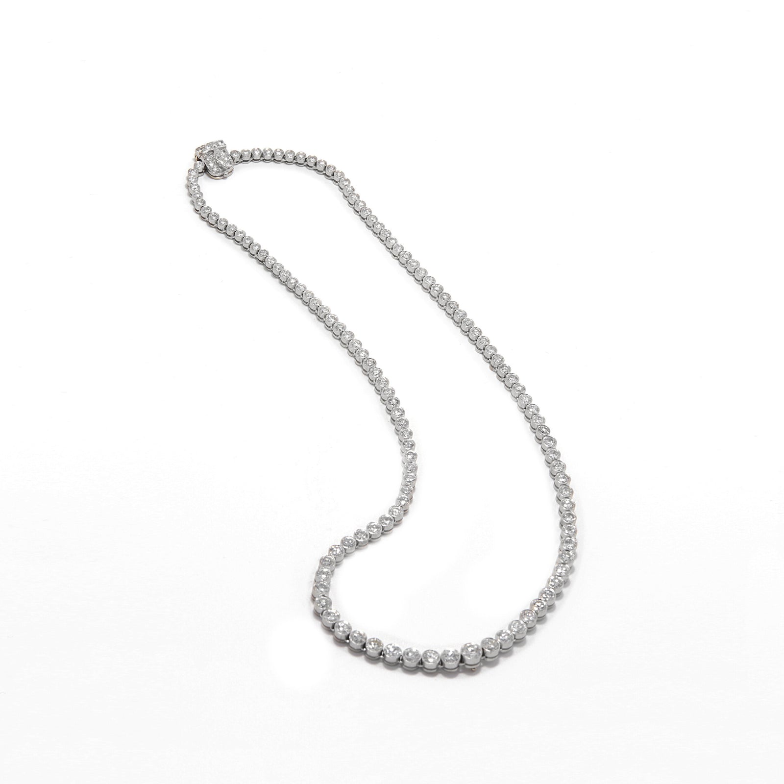 Vintage Diamond Tennis Necklace – Ashley Zhang Jewelry
