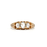 Victorian Three Rose Cut Diamond Ring