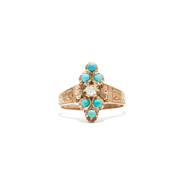 Antique Turquoise Navette