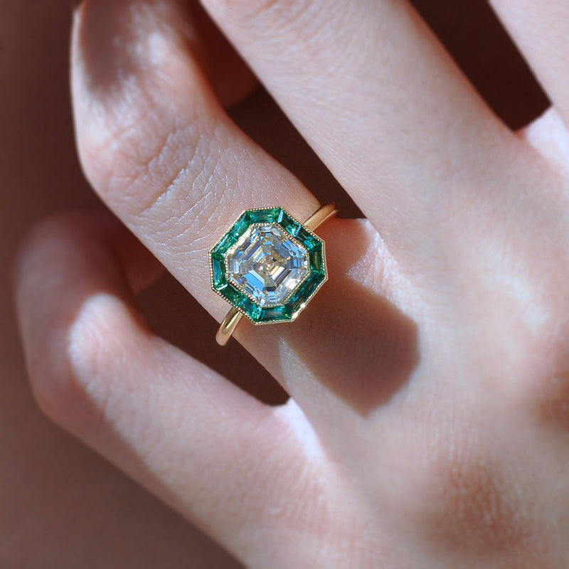 Vendome Emerald 2.52 Asscher Ring